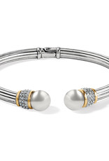 Meridian Two Tone Open Hinged Bangle