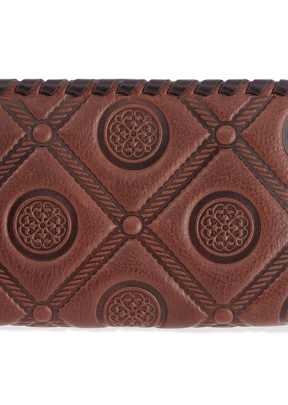 Ferrara Medium Zip Wallet in Whiskey