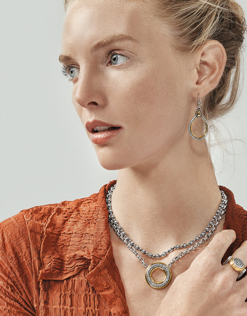 Venezia Open Ring Short Necklace