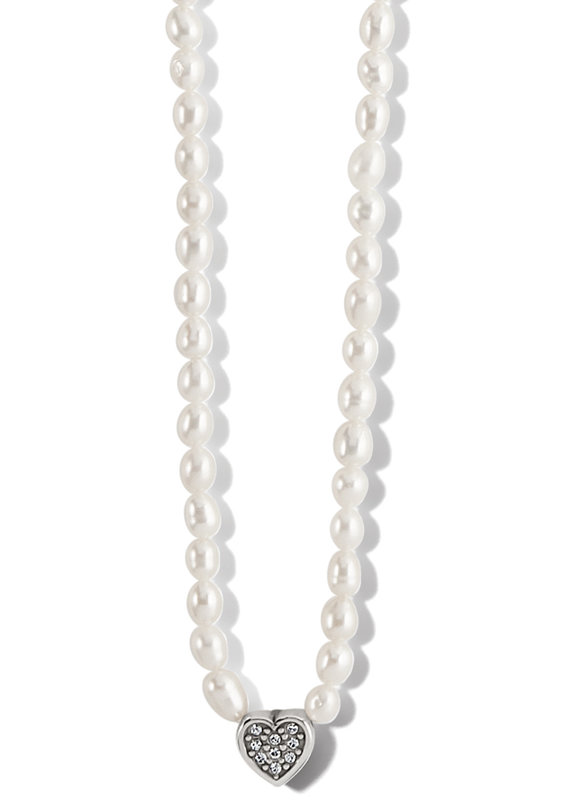 Meridian Zenith Heart Pearl Necklace