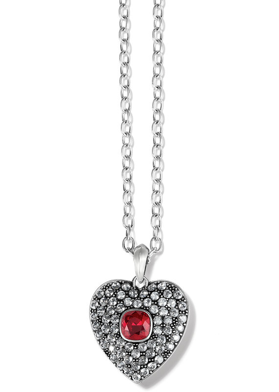 Adela Heart Convertible Necklace In Siam