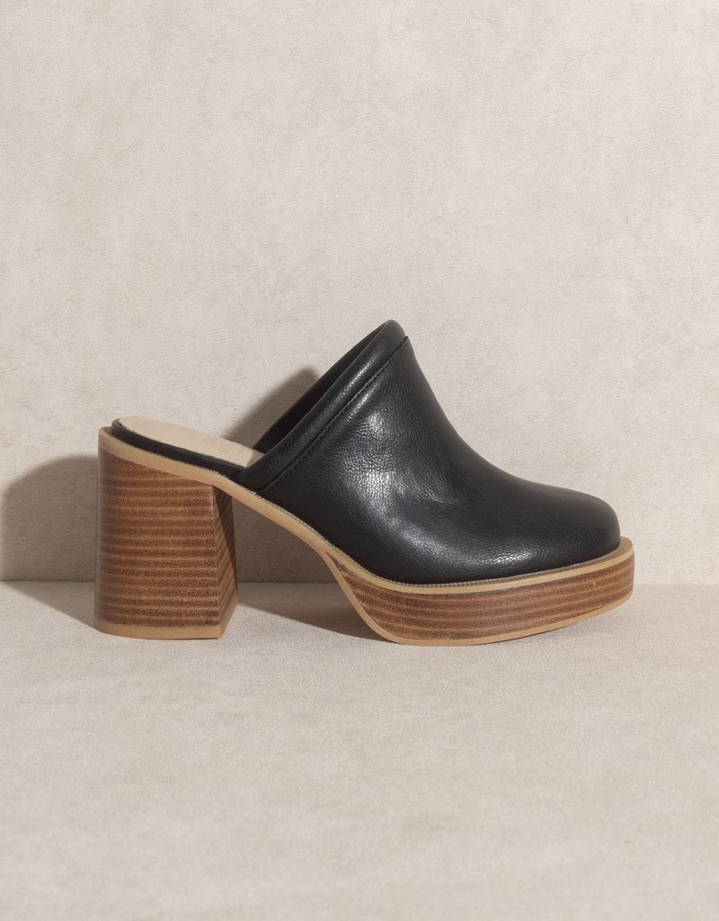 Ava Classic Clog-Black - j.hoffman's