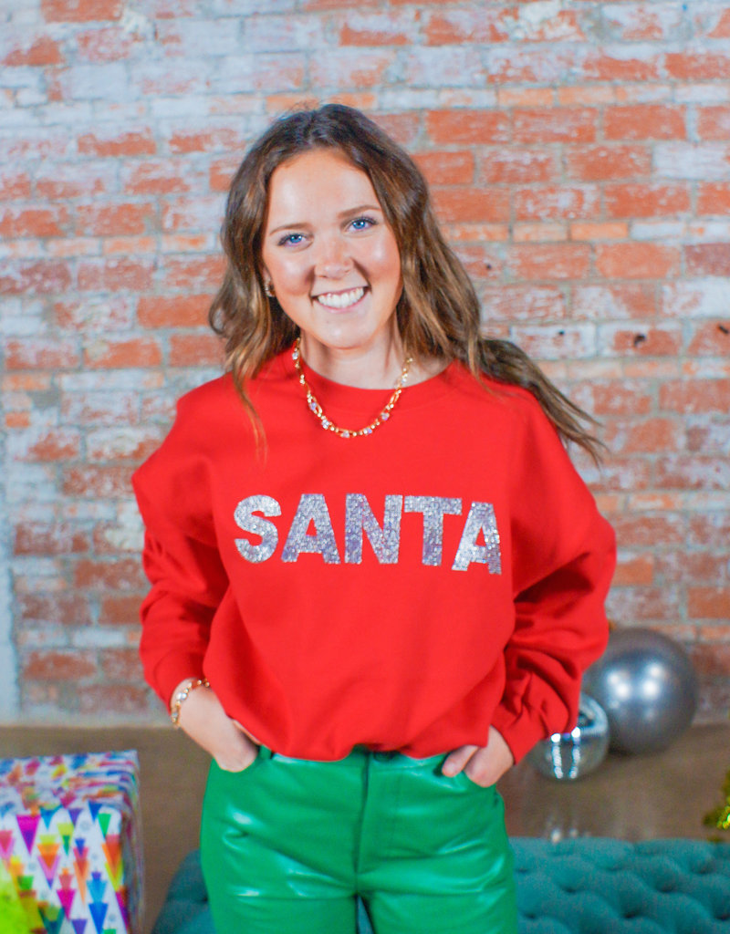 BLING A GO GO Blingy Santa Sweatshirt