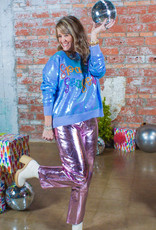 QUEEN OF SPARKLES Queen of Sparkles Periwinkle Sparkle Season Sweater