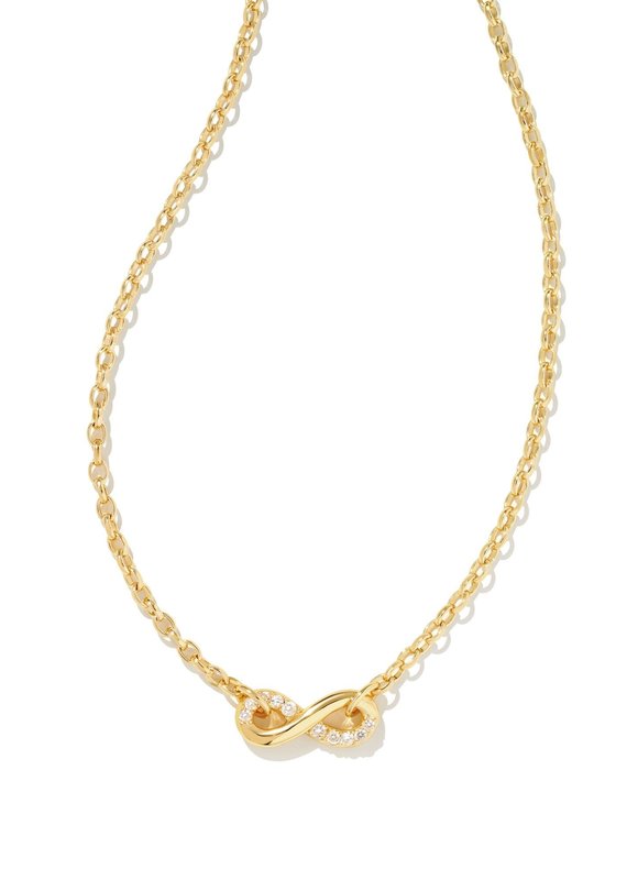 KENDRA SCOTT Annie Infinity Pendant Necklace in Gold