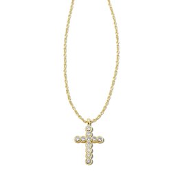 KENDRA SCOTT Cross Crystal Pendant Necklace