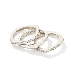 KENDRA SCOTT Mallory Ring Set in Silver