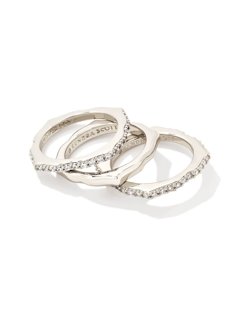 KENDRA SCOTT Mallory Ring Set in Silver
