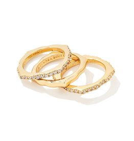 KENDRA SCOTT Mallory Ring Set in Gold
