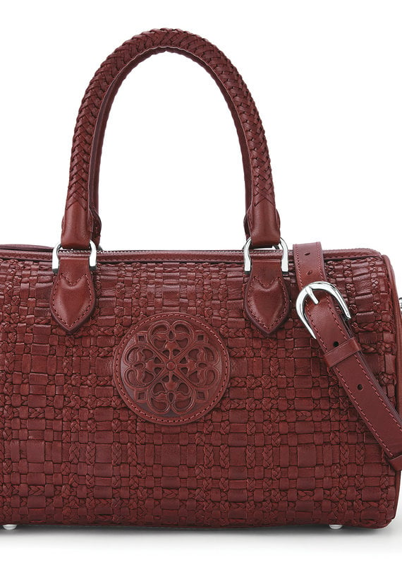 Vereda Satchel in Garnet