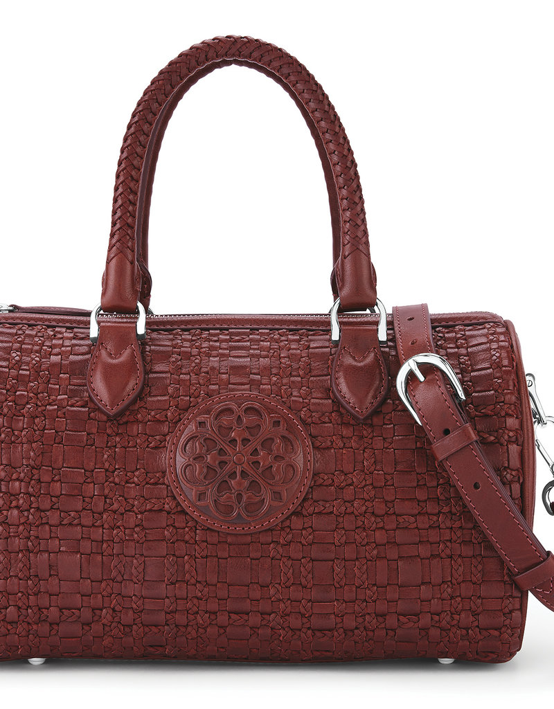 Vereda Satchel in Garnet