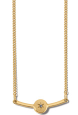 Illumina Bar Necklace in Gold