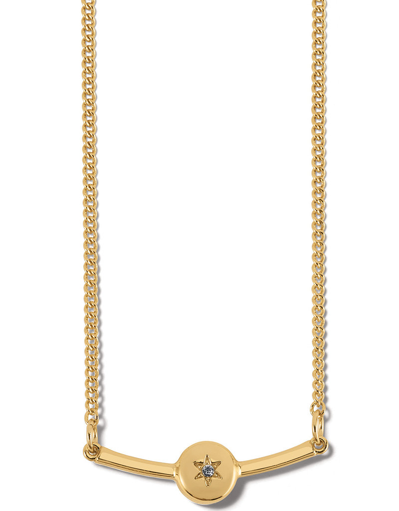 Illumina Bar Necklace in Gold