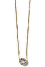 Illumina Mini Solitaire Necklace in Gold