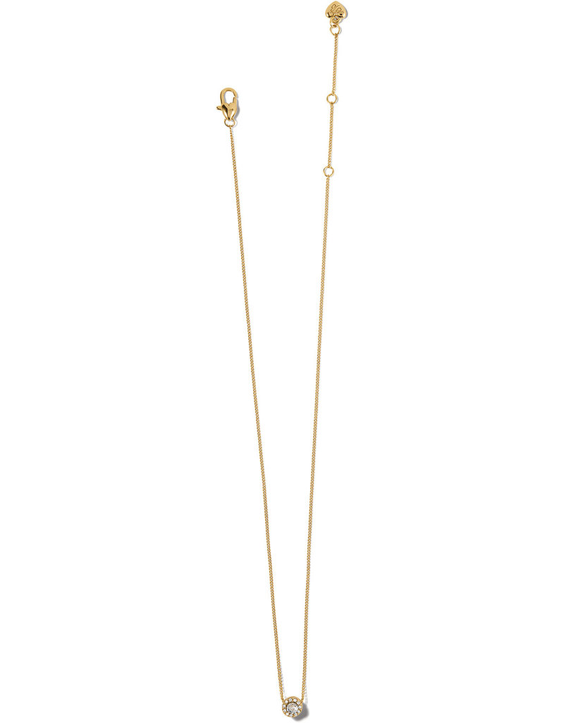 Illumina Mini Solitaire Necklace in Gold