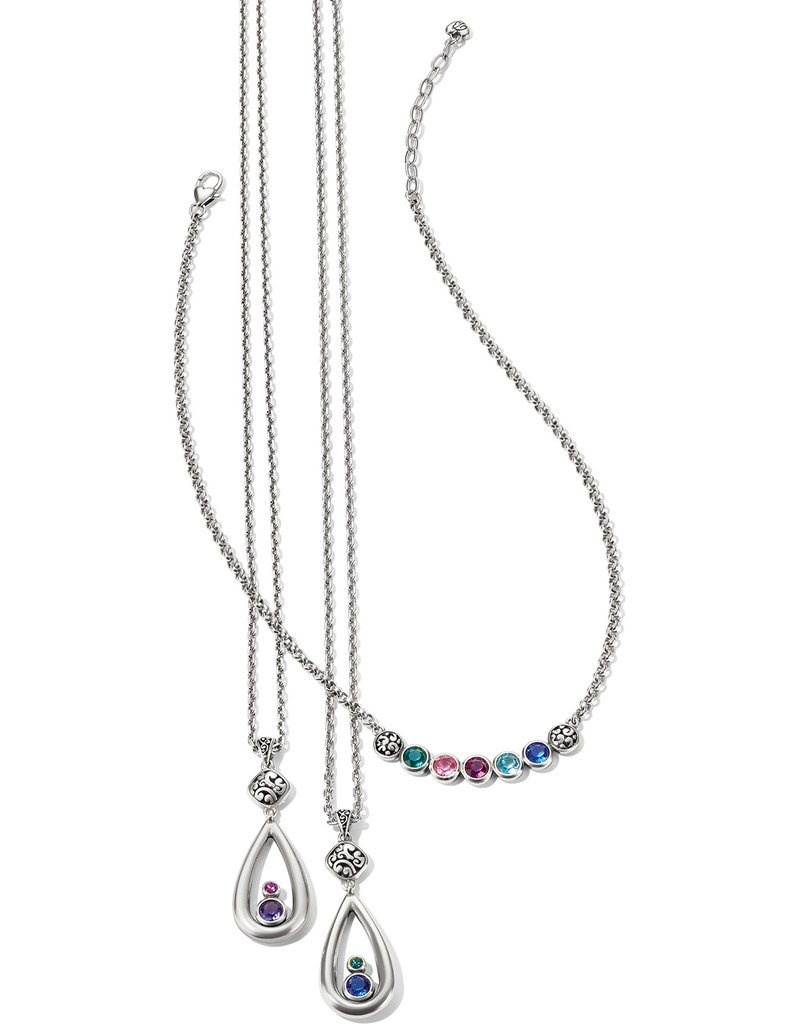 Elora Gems Teardrop Necklace in Tanzanite