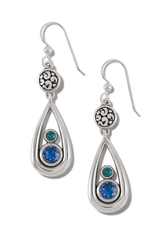 Elora Gems Teardrop Earring in Sapphire