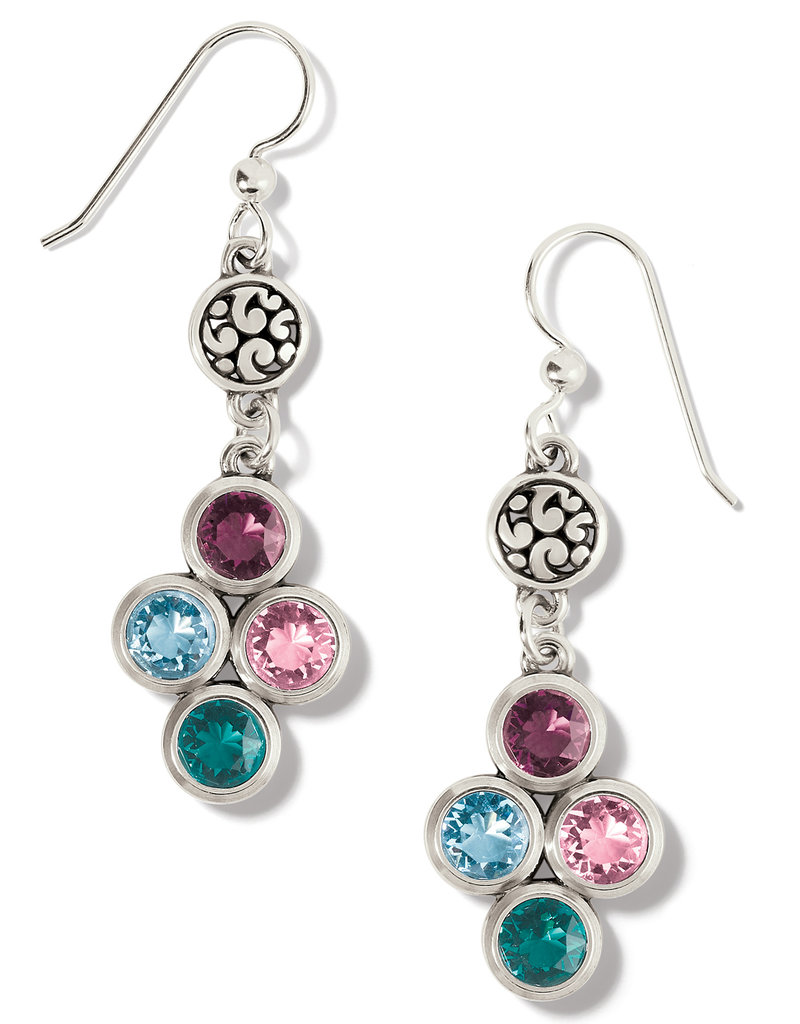 Elora Gems Dots French Wire Earrings