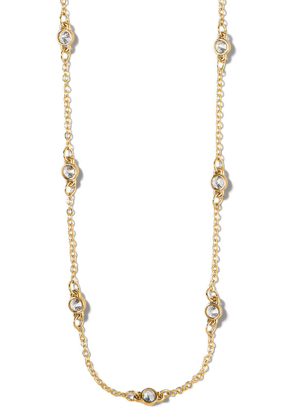 Illumina Petite Collar Necklace in Gold