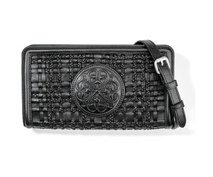 Ferrara Montecito Zip Wallet in Black - j.hoffman's