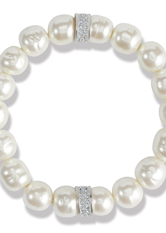Meridian Pearl Stretch Bracelet