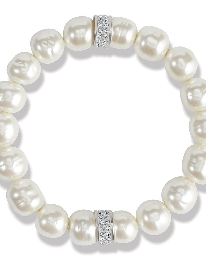 Meridian Pearl Stretch Bracelet