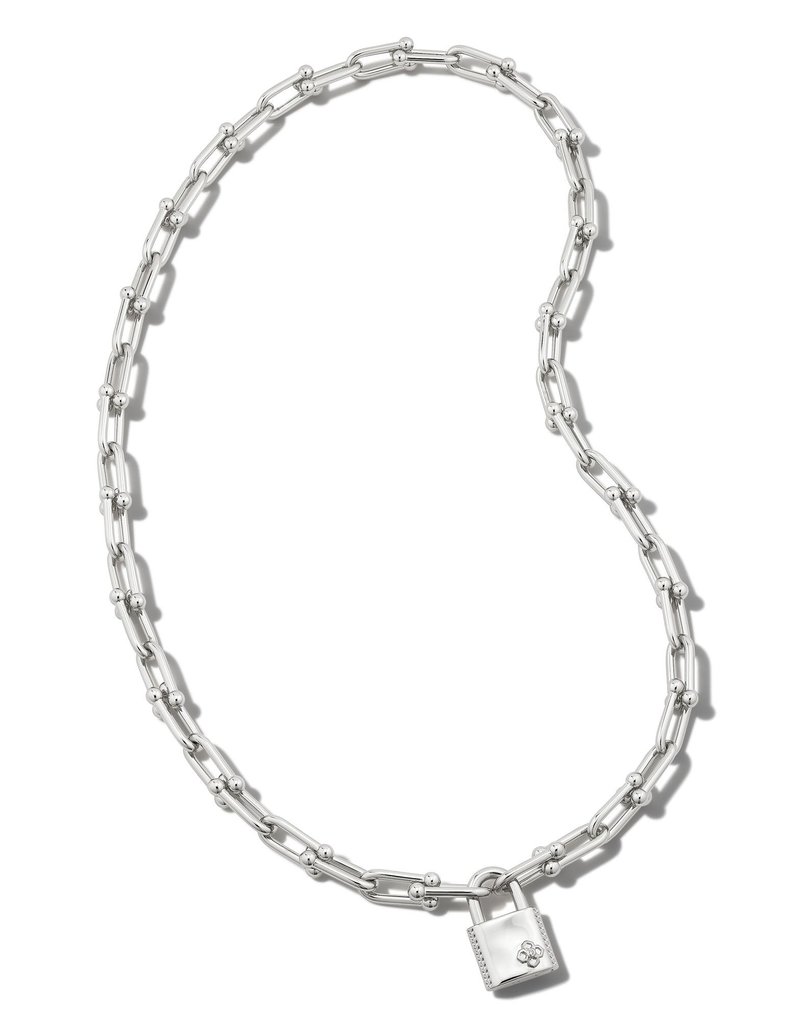 KENDRA SCOTT Jess Lock Chain Necklace