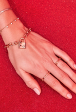 KENDRA SCOTT Jess Lock Chain Bracelet