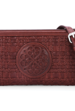 Montecito Zip wallet in Garnet