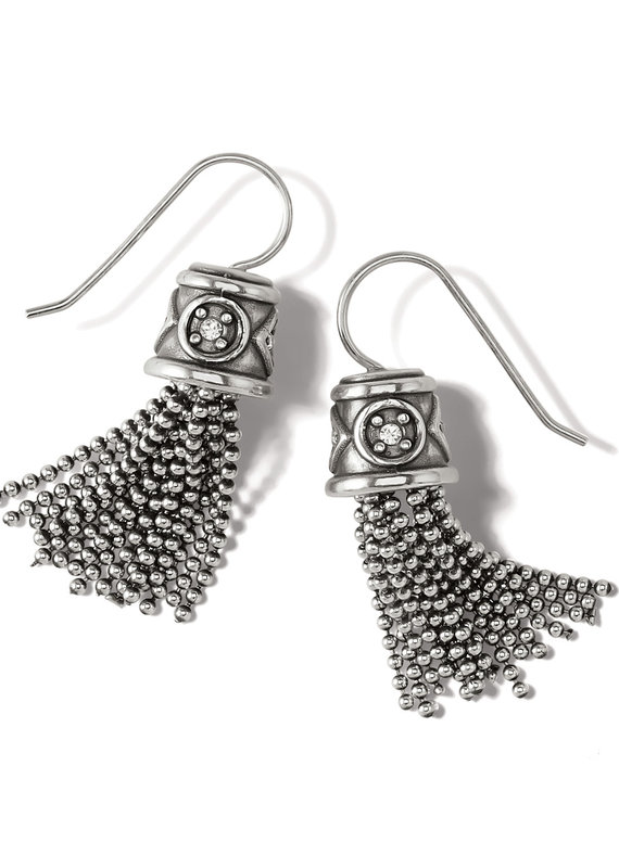 Meridian Zenith Tassel French Wire Earrings in Silver