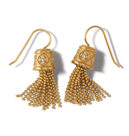 Meridian Zenith Tassel French Wire  Earrings in Gold