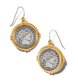 Lady Liberty French Wire Earrings