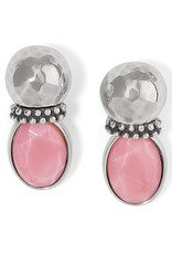 Venus Post Drop Earrings in Pink