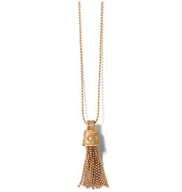 Meridian Zenith Tassel Necklace in Gold