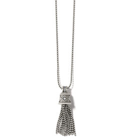 Meridian Zenith Tassel Necklace in Silver