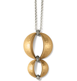 Mystic Moon Two-Tone Necklace