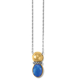 Venus Two-Tone Necklace in Blue
