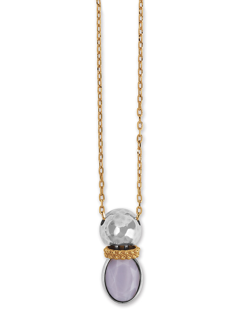 Venus Two-Tone Necklace in Lilac