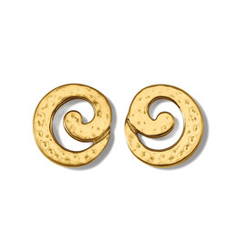 Royale Round Post Earring