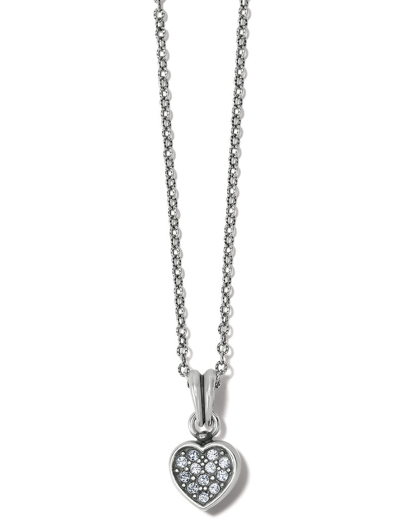 Meridian Zenith Heart Necklace in Silver