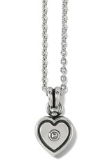 Meridian Zenith Heart Necklace in Silver
