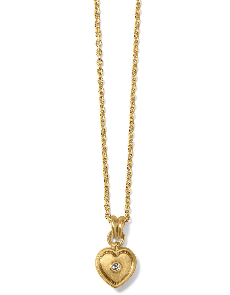Meridian Zenith Heart Necklace in Gold