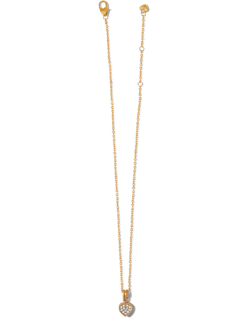 Meridian Zenith Heart Necklace in Gold