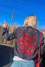 SPARKLE CITY *JHOFF EXCLUSIVE* Fight Raiders Fight Bomber Jacket