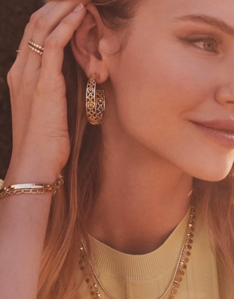 KENDRA SCOTT Kelly Hoop Earrings