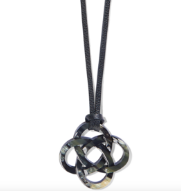 Interlok Black Horn Necklace