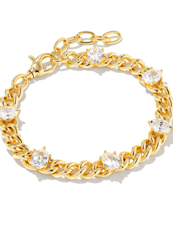 KENDRA SCOTT Cailin Crystal Chain Bracelet