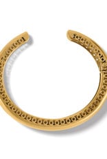 Inner Circle Double Hinge Bangle in Gold