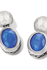 Blue Moon Post Drop Earrings