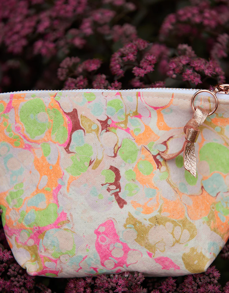 J.HOFFMAN'S Astral Marbled Pouch  in Garden Party- SM